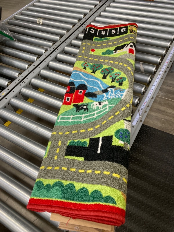 Photo 3 of Melissa & Doug Round The Town Road Rug (FFP)