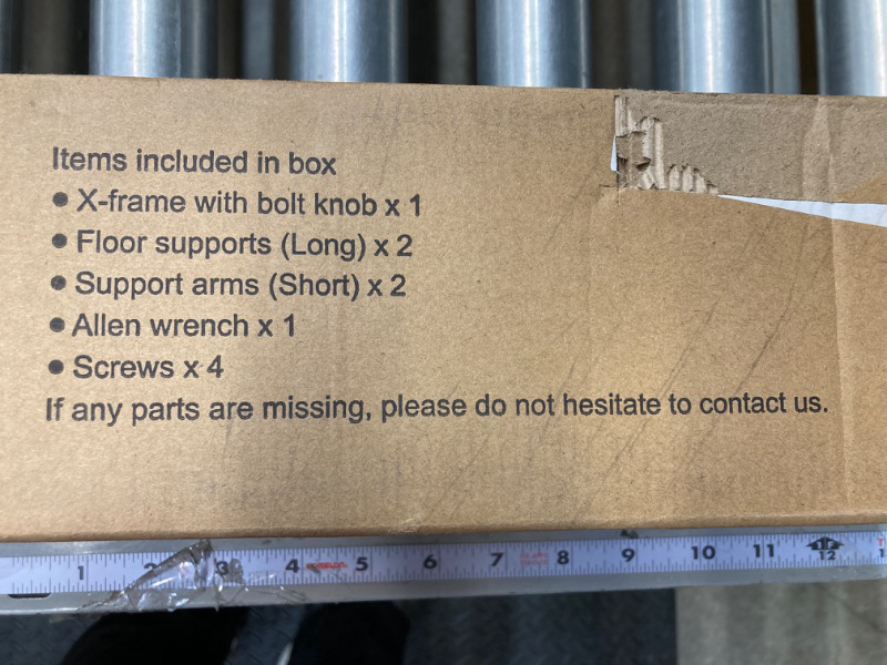 Photo 1 of Stage Rocker Single-X Style Classic Folding Keyboard & Digital Piano Stand, Adjustable Width & Height, Durable & Sturdy, Easy to Assemble for Travel/Storage, Sleek Black, Powered by Hamilton(SR524000)