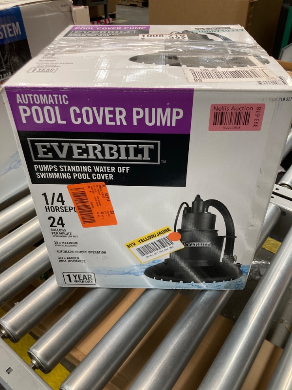 Photo 3 of 1/4 hp Submersible Pool Cover Pump