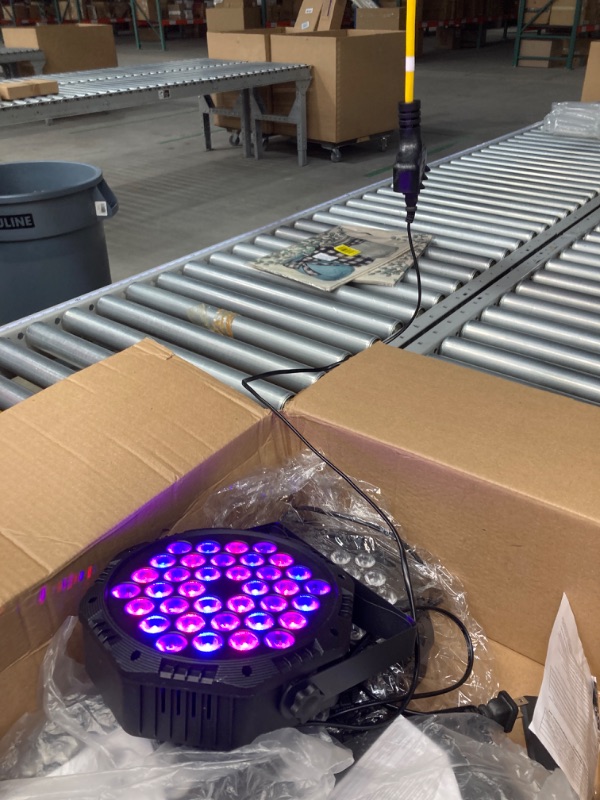 Photo 1 of  4 pieces , Gearlux SP186EX 18 LED 14 Watt RGBWA+UV Six in One LED PAR Stage Light