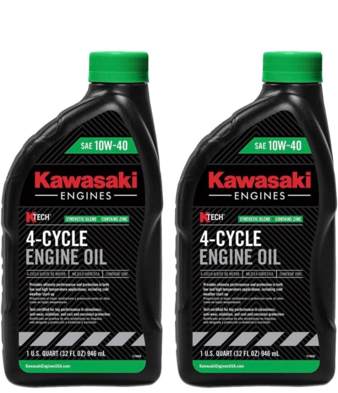 Photo 1 of Brand: Kawasaki
Kawasaki Pack of 2 99969-6296 K-Tech 10W-40 4-Cycle Engine Oil Quart