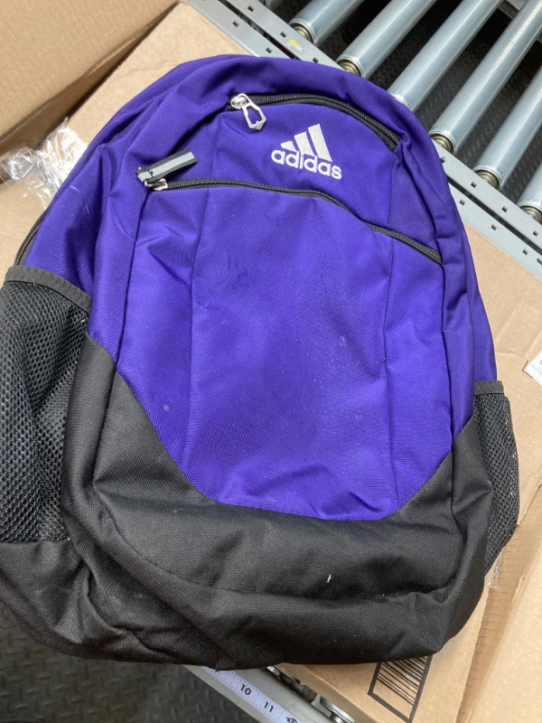 Photo 2 of ***SEE NOTES*** Adidas Striker 2 Backpack, Team Collegiate Purple/Black/White, One Size