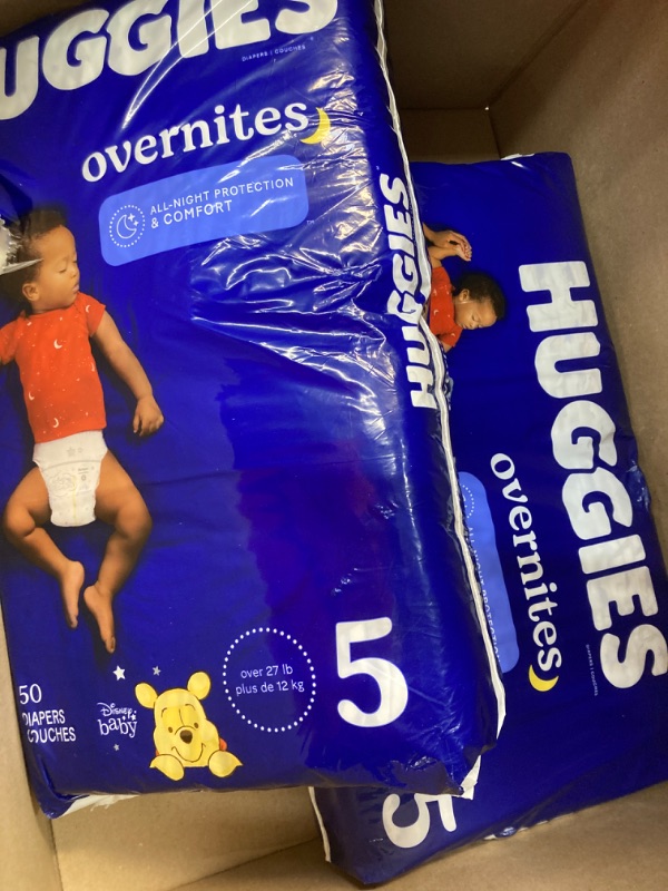 Photo 2 of Huggies Overnites Nighttime Baby Diapers – (Select Size and Count)