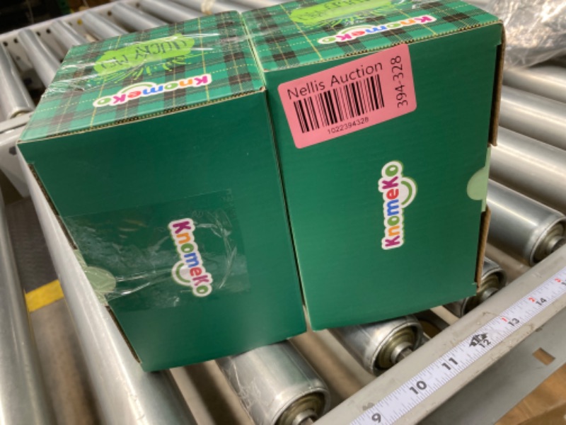 Photo 1 of ***  2 PACKS OF St Patricks Day Decorations** Farmhouse St Patricks Tiered Tray Decor Green Plaid Gnomes Plush Shamrock Wooden Sign Bead Garland Happy Saint Patricks Decoration for Home