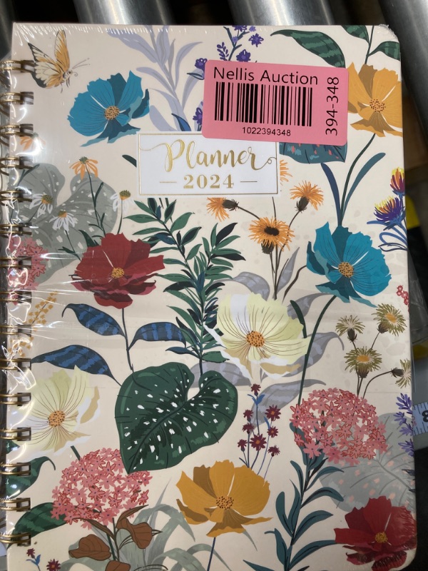 Photo 3 of ** bundle of 2 ** 2024 Planner - 2024 Planner Weekly and Monthly from Jan. 2024 - Dec. 2024, 6.4" x 8.5", Planner 2024 with 12 Monthly Tabs, Hardcover, Thick Paper, Elastic Closure, Back Pocket, Perfect Organizer