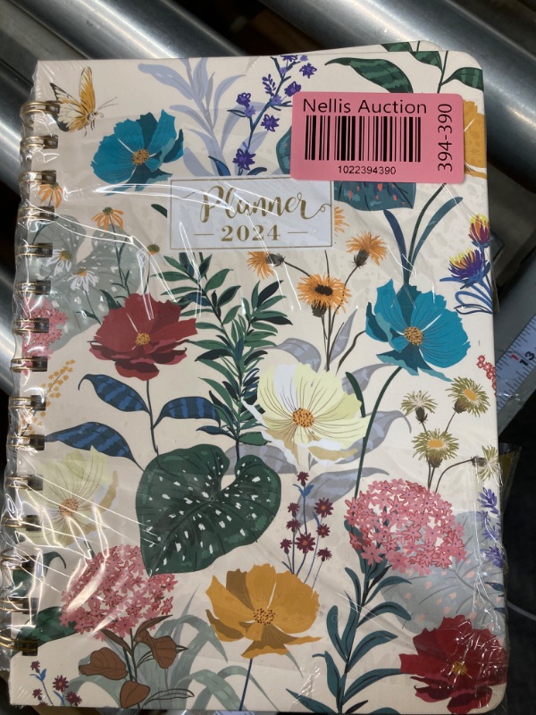 Photo 2 of ** PACK OF 4** 2024 Planner - 2024 Planner Weekly and Monthly from Jan. 2024 - Dec. 2024, 6.4" x 8.5", Planner 2024 with 12 Monthly Tabs, Hardcover, Thick Paper, Elastic Closure, Back Pocket, Perfect Organizer