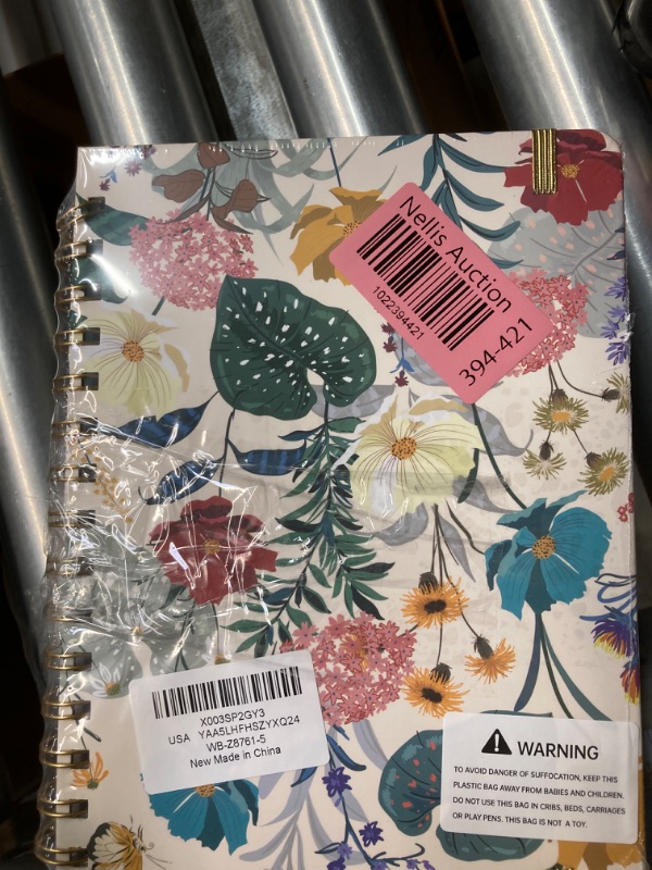 Photo 2 of  ** PACK OF 3 ** 2024 Planner - 2024 Planner Weekly and Monthly from Jan. 2024 - Dec. 2024, 6.4" x 8.5", Planner 2024 with 12 Monthly Tabs, Hardcover, Thick Paper, Elastic Closure, Back Pocket, Perfect Organizer