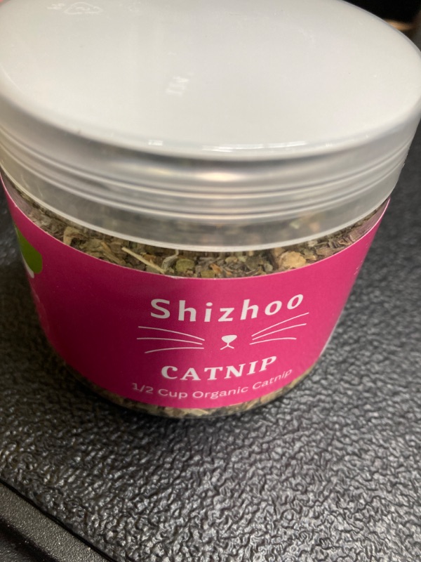 Photo 3 of 100% Natural Catnip for Cats & Kittens Premium Organic Blend to Energize and Excite Cats, Safe for Cat Play, Training, Refillable Catnip Toys, Cat Tree and Cat Bed (1/2 Cup, 4 Ounces)