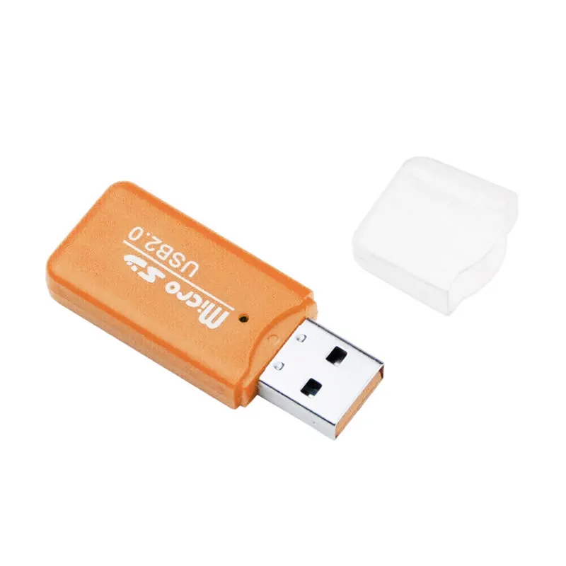 Photo 1 of Mini SD Card Reader (Orange)(2)