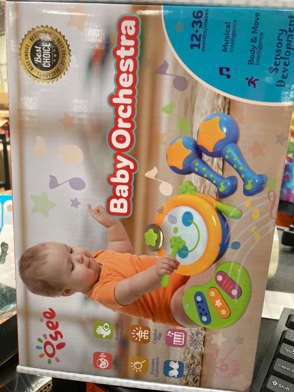 Photo 2 of Baby Toys, Toddler Learning Musical Instruments, Preschool Musical Toys for Toddlers, Children's Educational Drums & Percussion for Baby Boys Girls