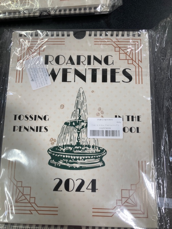 Photo 2 of Roaring 20s Twenties Calendar 2024 Wall Calendar 12 Month Planner, Funny Music Lovers Fans Gift Wall Calendar from Jan. 2024 - Dec. 2024, Twin-Wire Binding, Hanging Hook, 8.5 * 11 Inch?3PCS?