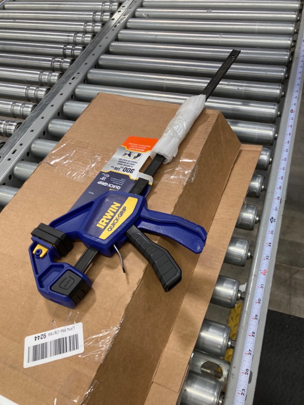 Photo 1 of IRWIN QUICK-GRIP Bar Clamp, One-Handed, Medium-Duty, 18-Inch (1964719)