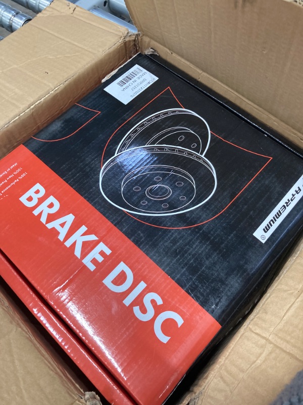 Photo 2 of A-Premium 11.10 inch (282mm) Front Vented Disc Brake Rotors Compatible with Select Honda and Acura Models - Accord 1998-2017, Civic 2006-2011 2013-2018,CR-V 2002-2014, Element, CR-Z, CSX, ILX, 2-PC