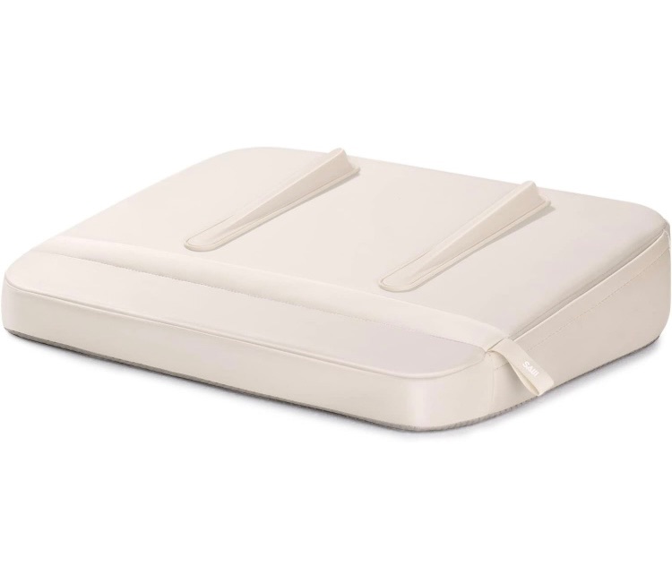 Photo 1 of SAIJI Computer Lap Desk with Pillow Cushion, Fits up to 17 inch Laptop, MacBookAir, with Storage Function