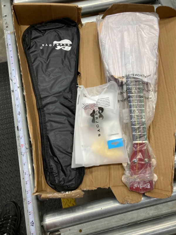 Photo 2 of Everjoys Soprano Ukulele Beginner Pack-21 Inch w/Rainbow String Free Online Lesson Gig Bag Fast Learn Songbook Digital Tuner Pick All in One Kit