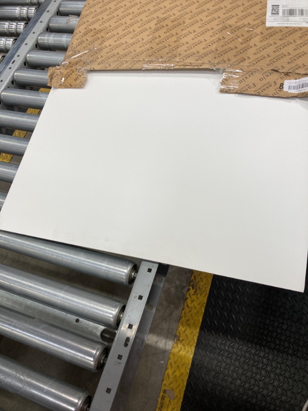 Photo 1 of 2ft x 2ft Drop Ceiling Tiles?Smooth White PVC Ceiling Panel 24 x 24in. Waterproof, Washable and Fire-Rated - Reusable - High-Grade PVC to Prevent Breakage-Package of 12 Tiles White 2ftx2ft