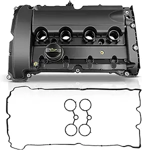 Photo 1 of A-Premium Engine Valve Cover Kit with Oil Filler Cap Compatible with 2007-2012 Mini Cooper S JCW R55 R56 R57 R60, 1.4L Turbo (N14B16 Engine), Replace # 11127561714 11127646555