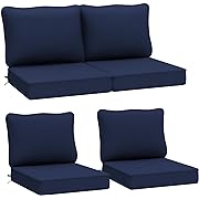 Photo 1 of 
AAAAAcessories Outdoor Deep Seat Cushions for Patio Furniture, Waterproof Replacement Patio Chair Cushions Set of 4, 24 x 24 x 5 Inch, Navy BlueAAAAAcessories Outdoor Deep Seat Cushions for Patio Furniture, Waterp…
