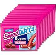 Photo 1 of 
SweeTARTS Soft & Chewy Ropes, Cherry Punch Flavor, 9 Ounce Pouches (Pack of 12)