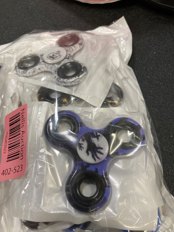 Photo 2 of 10 Pack Metal Fidget Spinners for Children, Stocking Stuffers Classroom Exchange Gifts for Boys Girls, Anxiety and Stress Relief, Killing Boredom and Passing Time Halloween