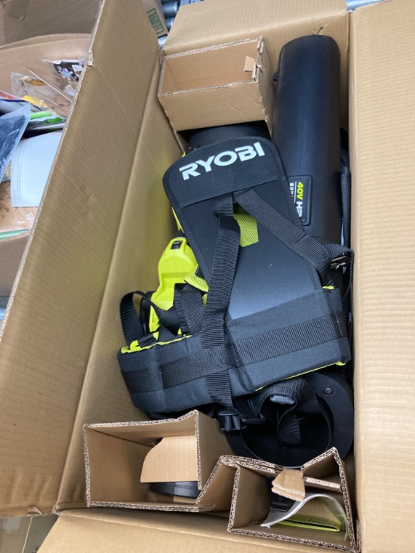 Photo 2 of RYOBI
40V HP Brushless 100 MPH 600 CFM Cordless Leaf Blower/Mulcher/Vacuum (Tool Only)