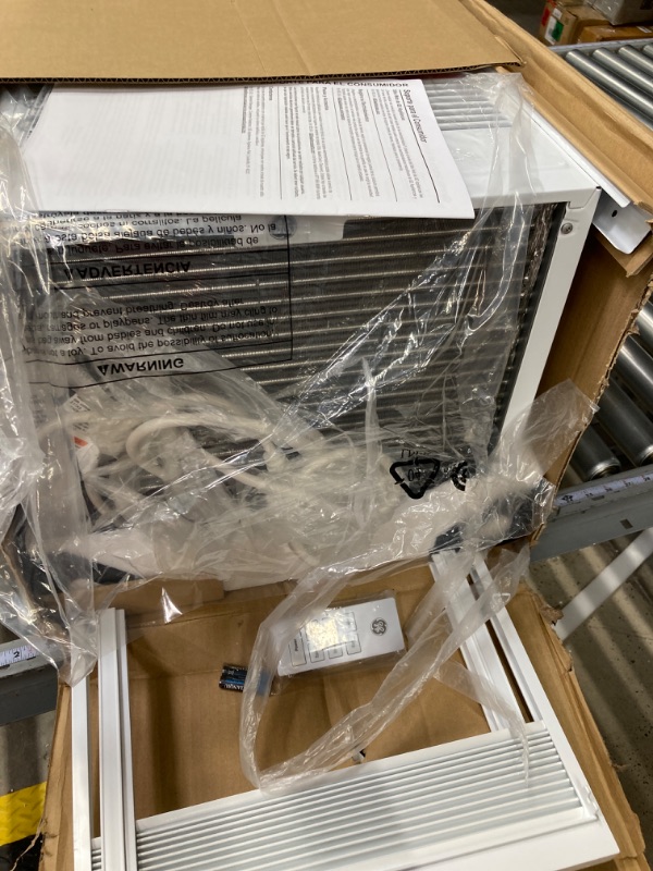 Photo 1 of ***(USED)***
GE Electronic Window Air Conditioner 6000 BTU, Efficient Cooling for Smaller Areas Like Bedrooms and Guest Rooms, 6K BTU Window AC Unit with Easy Install Kit, White White 6000 BTU LED Controls