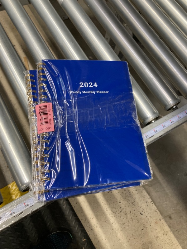 Photo 2 of 4PACK Ymumuda Planner 2024-2025,12 Months, JUL.2024 to JUN.2025, 8.5" X 11", 2024-2025 Weekly Monthly Planner with Spiral Bound, Waterproof Hardcover & Large Writing Blocks, Dark Blue