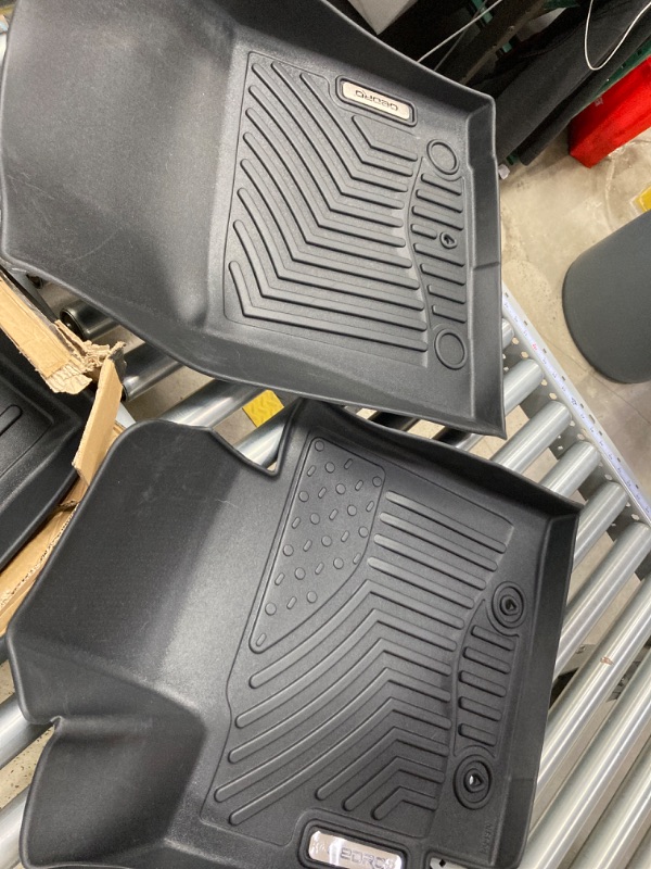 Photo 2 of OEDRO Floor Mats Compatible for 2018-2023 Jeep Wrangler JL Unlimited 4-Door, Unique Black TPE All-Weather Guard Floor Liners 2018-2023 Wlangler JL