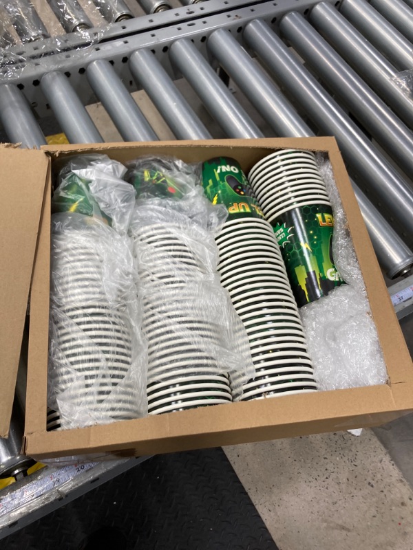 Photo 2 of Brand: CreatveConverting
Set of 96 Summer Party Cups - Great for Kids Parties, Classroom Events, Birthdays, or Just Becasue! (96 Get Nerdy Plates) (Bug-Eyed Cups)