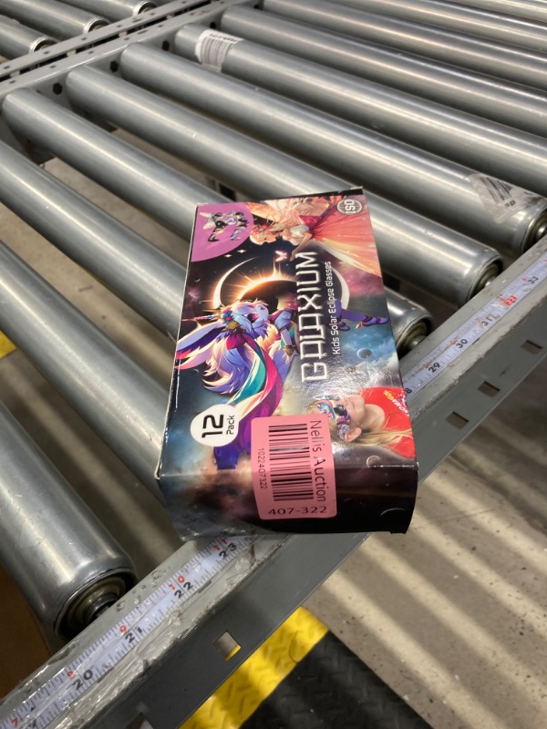 Photo 2 of Galaxium Solar Eclipse Glasses Kids AAS Approved 2024 - Galaxium [12 Pack] Mix Unicorn & Princess Design - ISO 12312-2 & CE Certfied