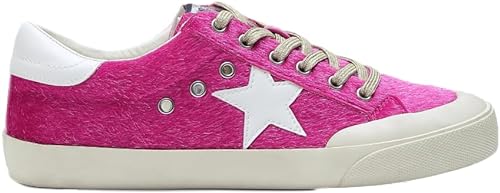 Photo 1 of Sadie Rubber Sole Lace-up Leather Star Sneakers