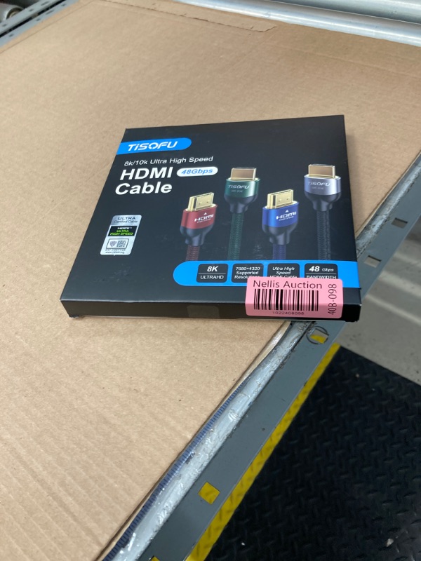 Photo 1 of TISOFU?Ultra Certified 10K 8K HDMI Cable 10FT: HDMI 2.1 Cables 48Gbps High Speed Premium Braided Cord 8K@60Hz 4K@120Hz 4K@144Hz HDCP 2.2&2.3 CL3 ARC eARC for HD/HDR/HDTV 10ft Blue
