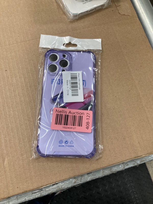 Photo 2 of  Compatible with iPhone 15 Plus Case, Silicone Phone Case for iPhone 15 Plus, 6.7inch Slim Thin Protective Phone Cover-Clear Purple
Size:iPhone 15 Plus