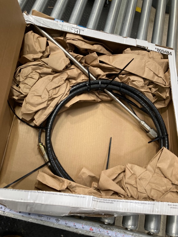 Photo 2 of Fast Connect Rotary Steering Cable Universal SSC6211 Compatible with Uflex M66X11 11FT