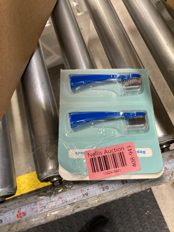 Photo 1 of Replacement Kids Toothbrush Heads with Covers for Burst (5 Count, Blue)