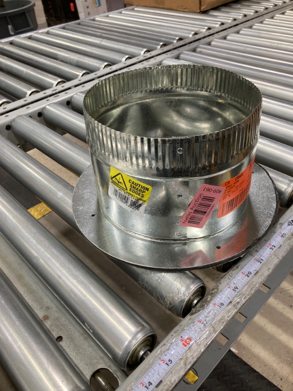 Photo 3 of  premium Stick-on Collar Duct Without Damper | Galvanized Steel Metal Collar Duct 30-Gauge | 12" is Compatible with 12"