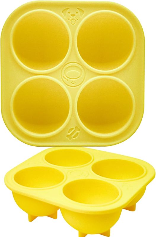 Photo 1 of 
Pack of 2 Gibolaby Pupsicle Treat Tray Mold Compatible for Woof Pupsicle, Make Homemade Frozen Dog Treats, Dishwasher Safe, Reusable