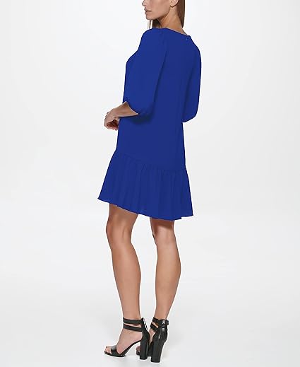 Photo 1 of 
Visit the DKNY Store
DKNY Women's Flowy 3/4 Sleeve Ruffle