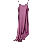 Photo 1 of Womens Nightgown Sleeveless Long Nightshirt Night Dress Plus Size Sleepshirt Chemise Lounge Dress XL-8XL