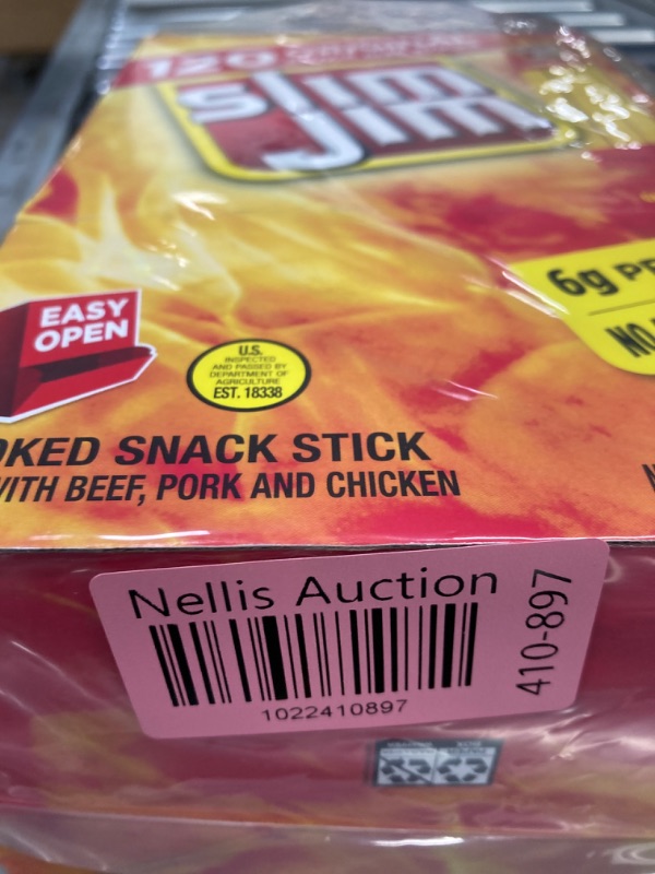 Photo 4 of Slim Jim Snack Sticks, Original - 120 count, 0.28 oz box