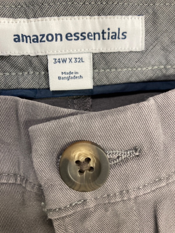 Photo 4 of Amazon Essentials Men's Slim-Fit Casual Stretch Chino Pant SIZE 32