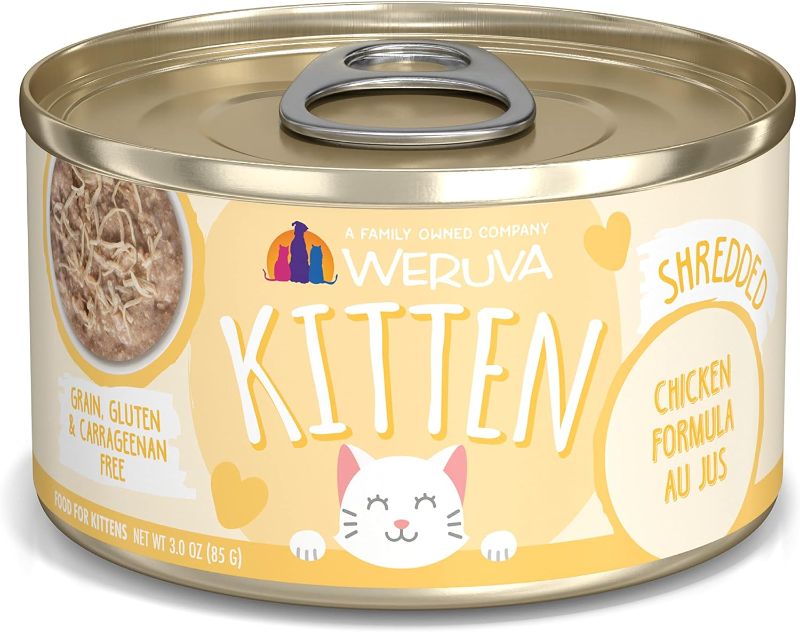 Photo 1 of ***6 pack **
Weruva Kitten, Chicken Formula Au Jus, 3oz Can (Pack of 6
Visit the Weruva Store
