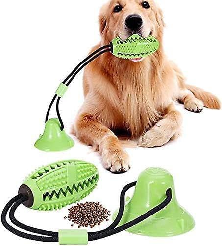 Photo 1 of Natural Rubber Dog Toy for Large Medium Breed Aggressive Chewer Super Power Dog Chew Toys Squeaky Dog Birthday Toy Dog Toothbrush Interactive Tough Durable Dog Toys(Green,Large)
