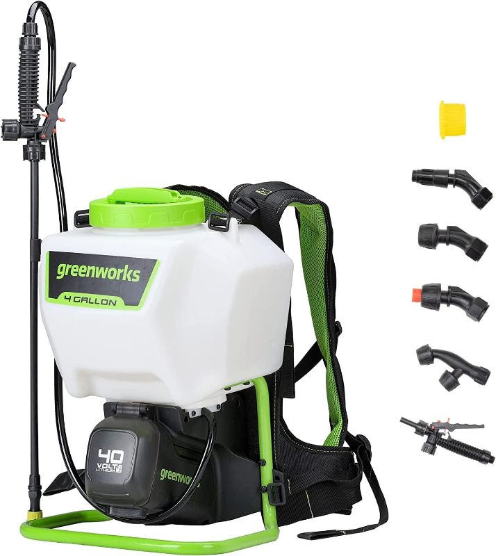 Photo 1 of Backpack Sprayer 4 Gallon, 2.6Ah- Lithium Battery Powered for Weeding, Spraying, Cleaning