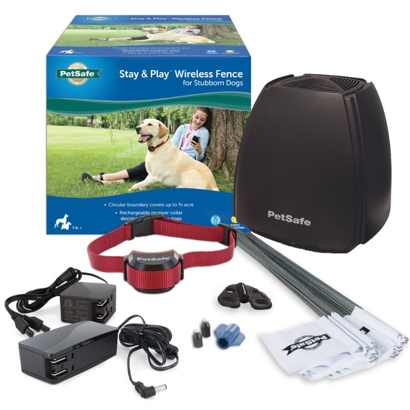 Photo 1 of ***MISSING CHARGER***PetSafe Stay & Play Wireless Fence for Stubborn Dogs 5 Lbs. and up Covers 3/4-Acre Yard