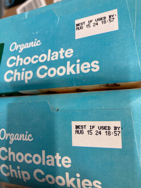 Photo 2 of ***EXP DATE 08/15/2024*** 
365 by Whole Foods Market, Organic Chocolate Chip Cookies, 12 Ounce Chocolate Chip 12 Ounce (Pack of 2)