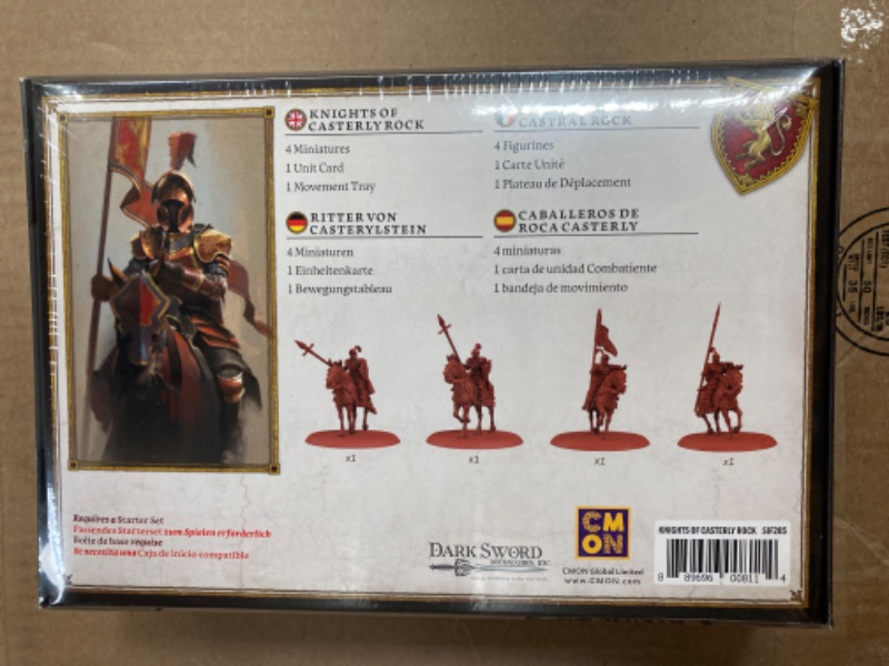 Photo 3 of Asmodee Italia Song of Ice and Fire Cavalieri di Castel Granite Expansion with Gorgeous Miniature, Colour, 10418