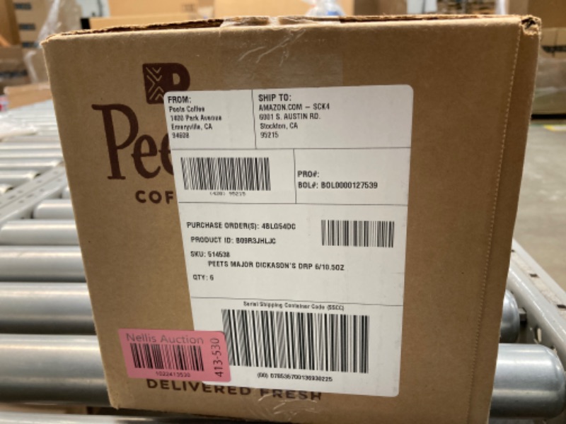 Photo 3 of ***EXP 06/11/2024*** Peet's Coffee, Dark Roast Ground Coffee - Major Dickason's Blend 63 Ounces 10.5 Ounce (Pack of 6) Major Dickason's 10.5 Ounce (Pack of 6)