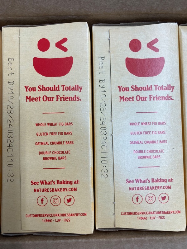 Photo 1 of ***EXP10/28/2024*** Nature S Bakery Strawberry Oatmeal Crumble Bars 6-6 Count Boxes of 2 Oz Snack Bars (36 Bars) Vegan Non-GMO Plant-Based