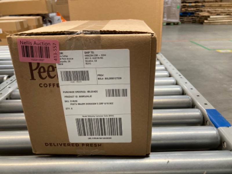 Photo 3 of ***EXP 06/11/2024*** Peet's Coffee, Dark Roast Ground Coffee - Major Dickason's Blend 63 Ounces 10.5 Ounce (Pack of 6) Major Dickason's 10.5 Ounce (Pack of 6)